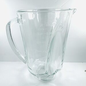 Hamilton Beach Wave Action Blender Glass 6 Cup 48 oz Pitcher Replacement Part